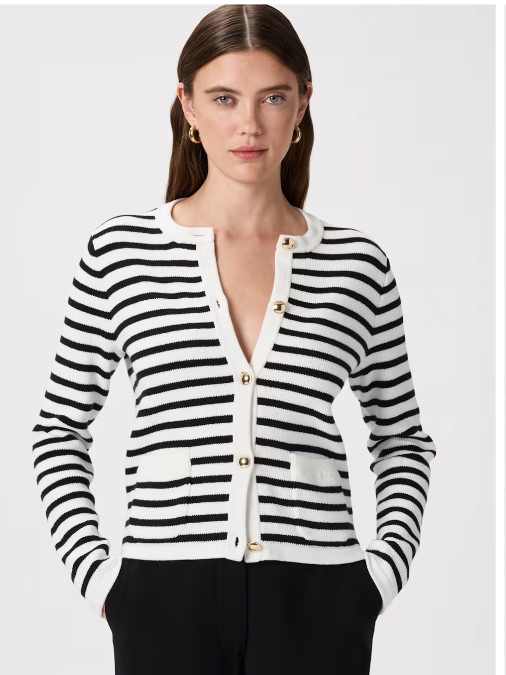 Quince 100% Organic Cotton Sweater Jacket Sz L